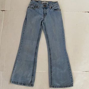 Signature by Levi Strauss Girls 8 Reg Mid-Rise Boot Cut Light Wash Jeans